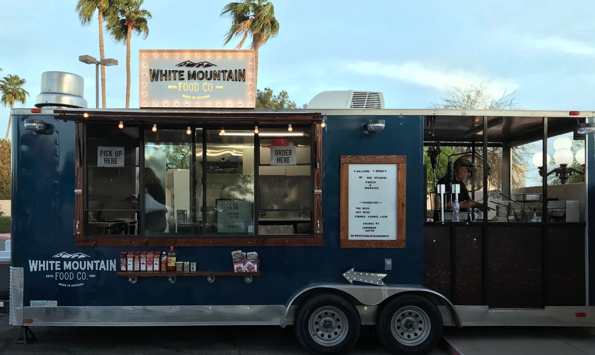 The White Mountain Food Co. trailer. Photograph from the business website repository.